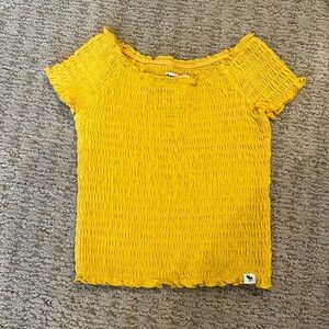 Excellent Condition! Smocked Abercrombie shirt! Perfect with jeans or a skirt.